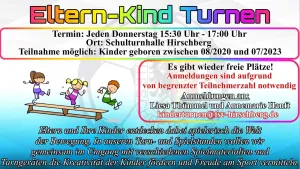 Freie Plätze für unser Kinderturnen